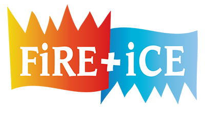 Logo for Fire and Ice. Interactive bar and grill.