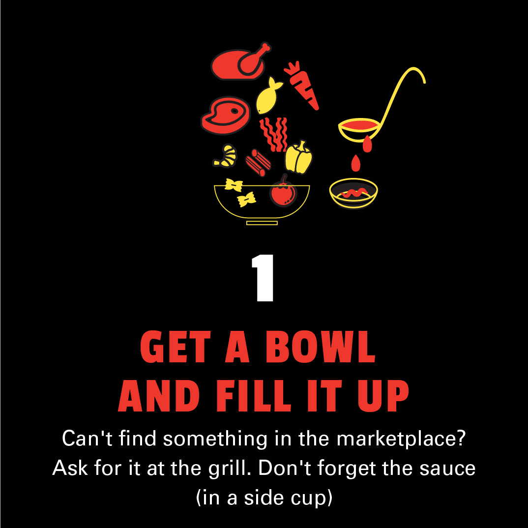 Step One: Get a bowl and fill it up.