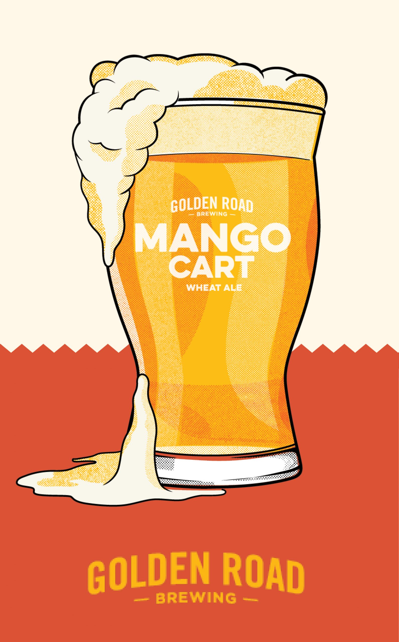Mango cart beer promotion